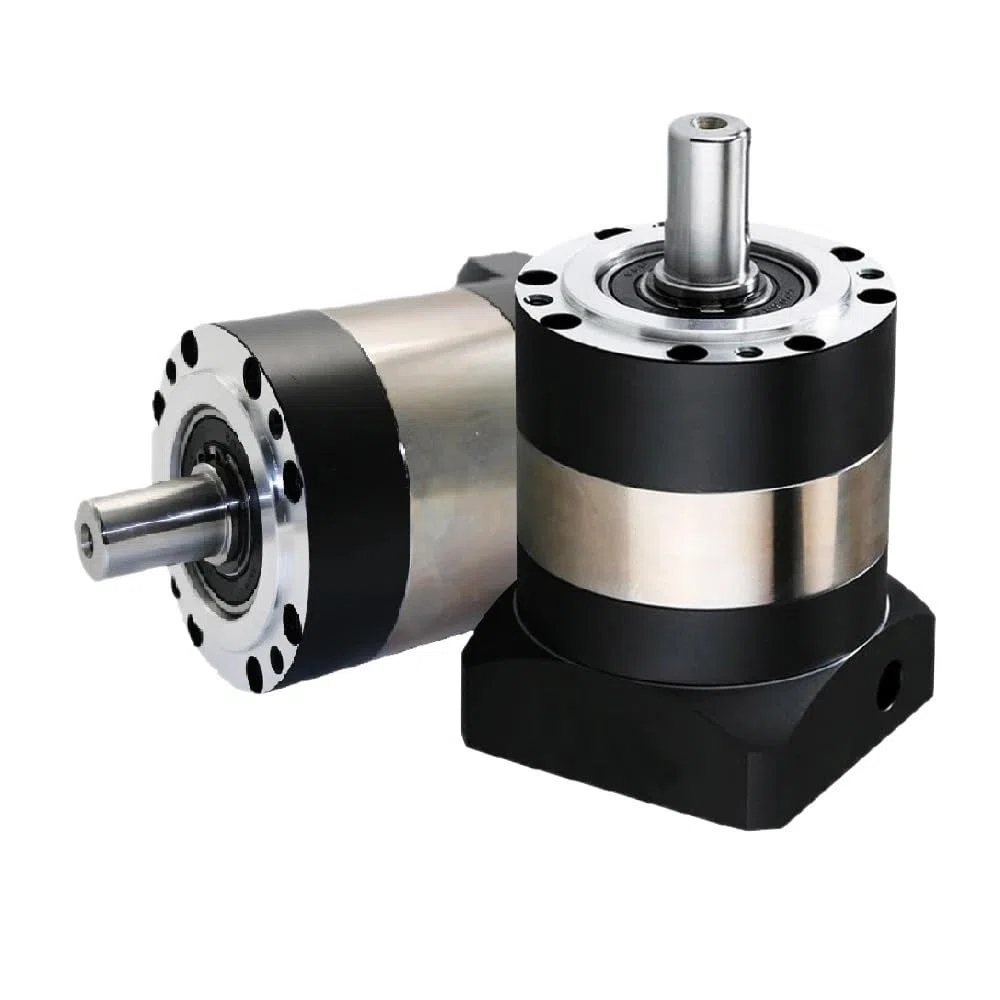 Planetary Gearbox 80 90mm Servo electronic starter Round Flange Reducer 56-122Nm,Speed Ratio 3-100:1 DC Nema34 Stepper electronic starter 7-12arcmin MQXFCZUX(Ratio 35,19mm input)