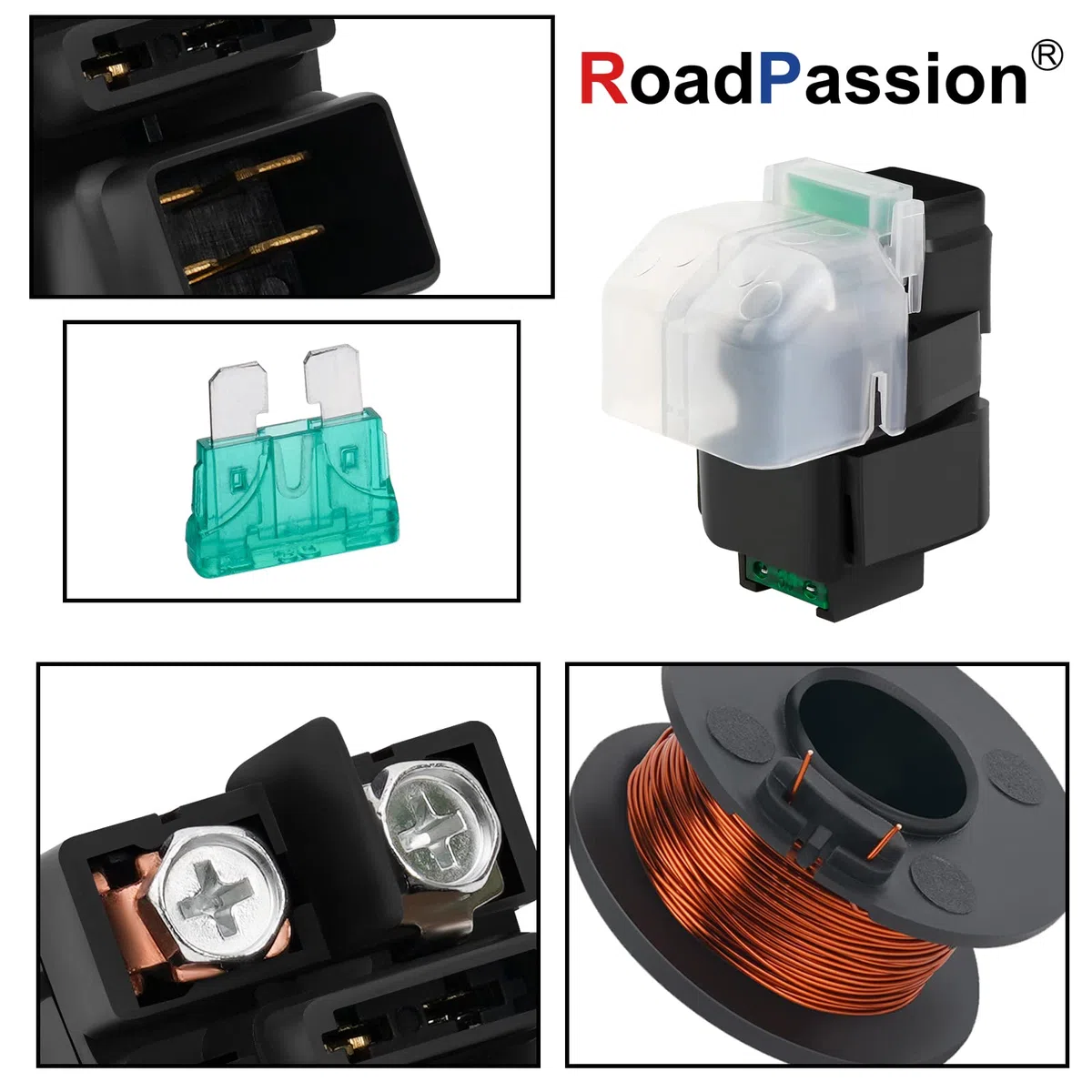 Road Passion Starterrelais Anlasserrelais Für Suzuki 1200 GSF1200 2001-2005/1200 GSF1200S 1997-2005