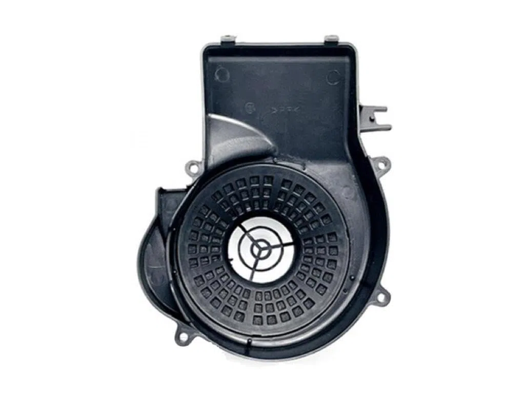 Lüfterrad Abdeckung Lüfter Verkleidung passend für Piaggio Diesis, Fly, Liberty, TPH, Typhoon, Zip 50, Vespa LX, Primavera, Sprint 50 2T – Ersatzteil für 50ccm Modelle