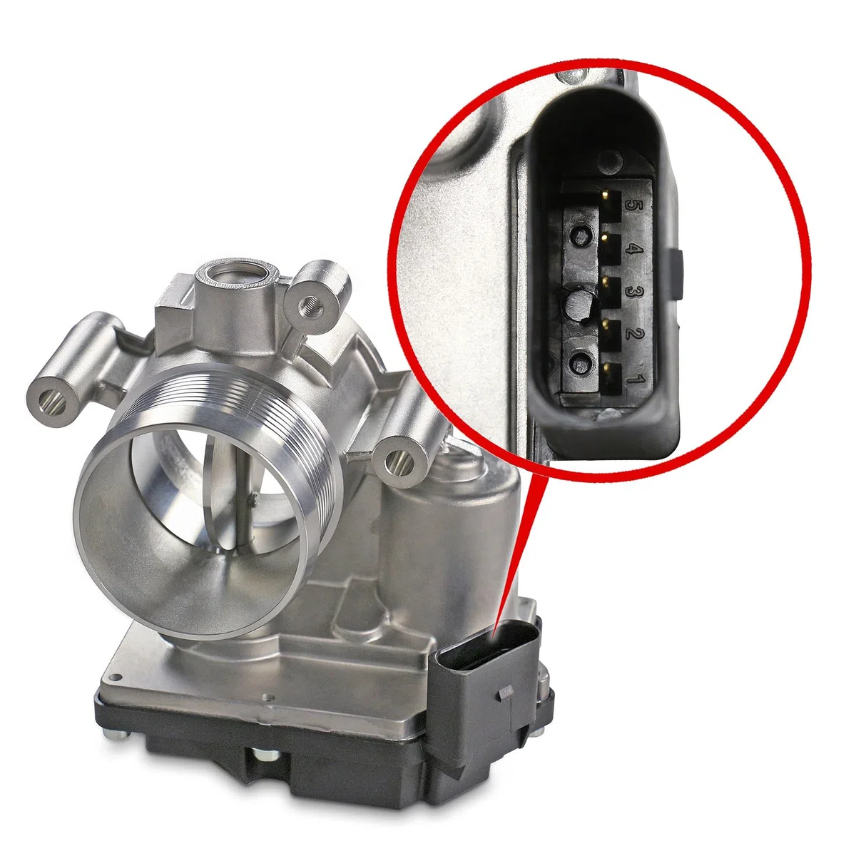 febi bilstein 107017 Drosselklappenstutzen mit Dichtung, 1 Stück