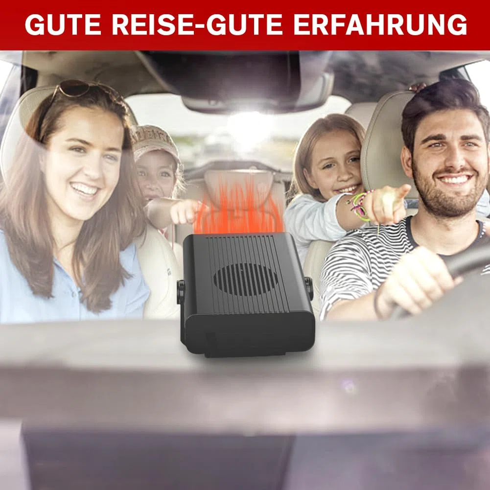 Showvigor 2025 Neu Autoheizung 12V Zigarettenanzünder, 150W Anti-Beschlag Auto-Heizung 2 In 1 Heizung und Kühlung Car Defroster
