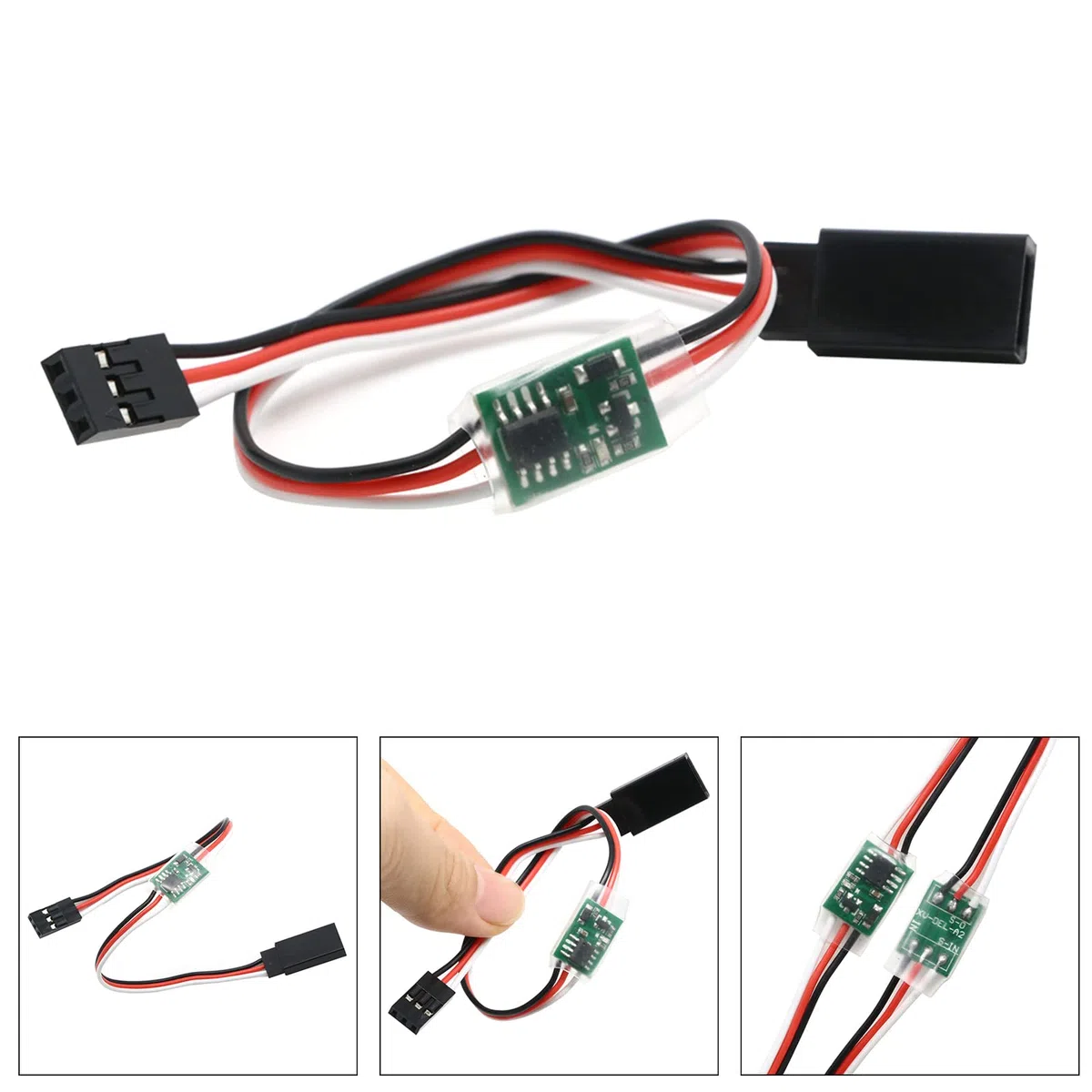 Langsamer Servo-Geschwindigkeitsreduzierer 5 V-6 V für Modelle Querruder oder einziehbare Landungslenkgetriebe Langsame Geschwindigkeit 5-6 V Lenkgetriebe Langsames Servo Reduzierer Verzögerungsmodul