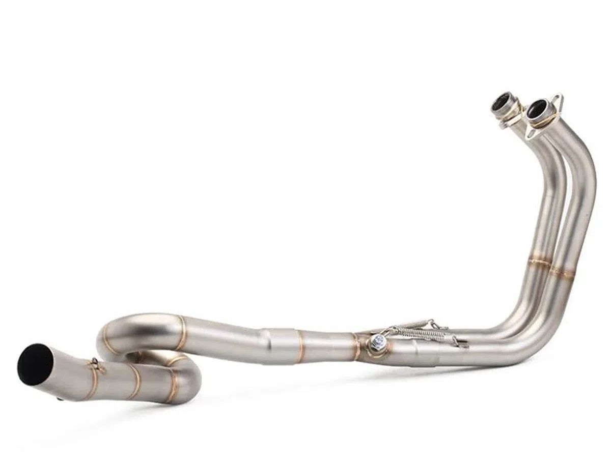 Abgasbehandlung Motorradauspuff Mittel-Vorderteil-Verbindungsrohr 51 Mm Moto-Vorderteil-Schalldämpfer Zum Aufstecken Für Kawasaki Für Ninja 400 Z400 2017-2022