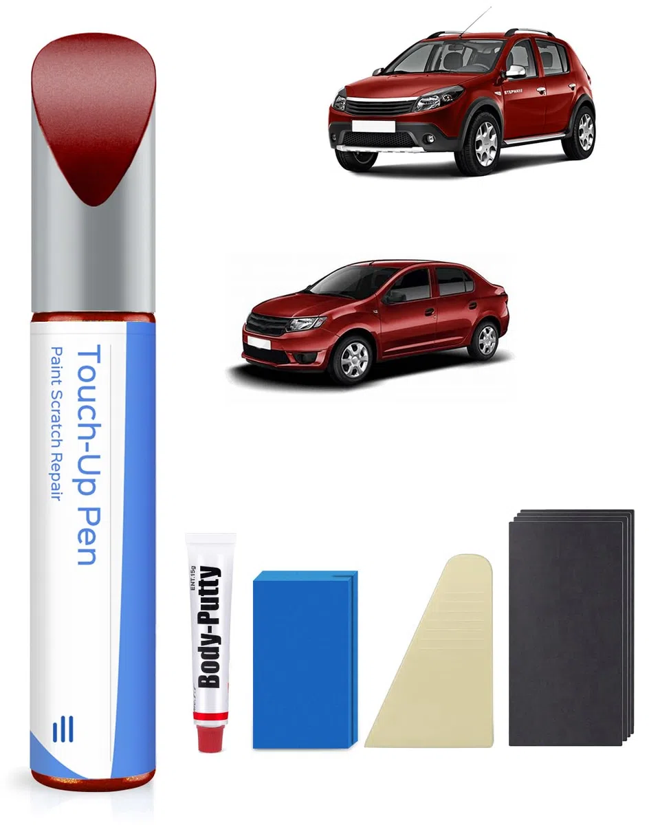 NPI Rouge Fusion Ausbesserungsfarbe Kit für Dacia Exakte Übereinstimmung – Ausbesserung von Kratzern und Abplatzungen