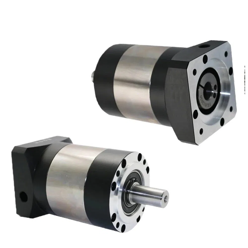 Planetary Gearbox 80 90mm Servo electronic starter Round Flange Reducer 56-122Nm,Speed Ratio 3-100:1 DC Nema34 Stepper electronic starter 7-12arcmin MQXFCZUX(Ratio 35,19mm input)