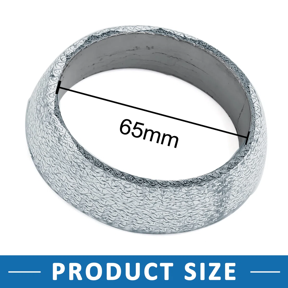 A ABSOPRO Auspuff Dichtungsring 65mm Innendurchmesser Graphit für Auto