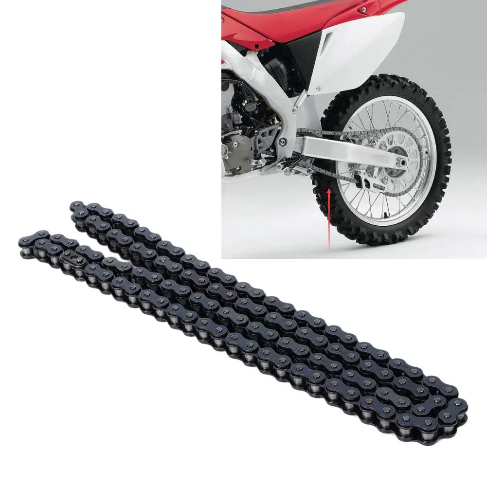 Motorradkette, 108 Glieder Motorrad 428 Kette Passend für ATV Quad Pit Dirt Bike Go Kart