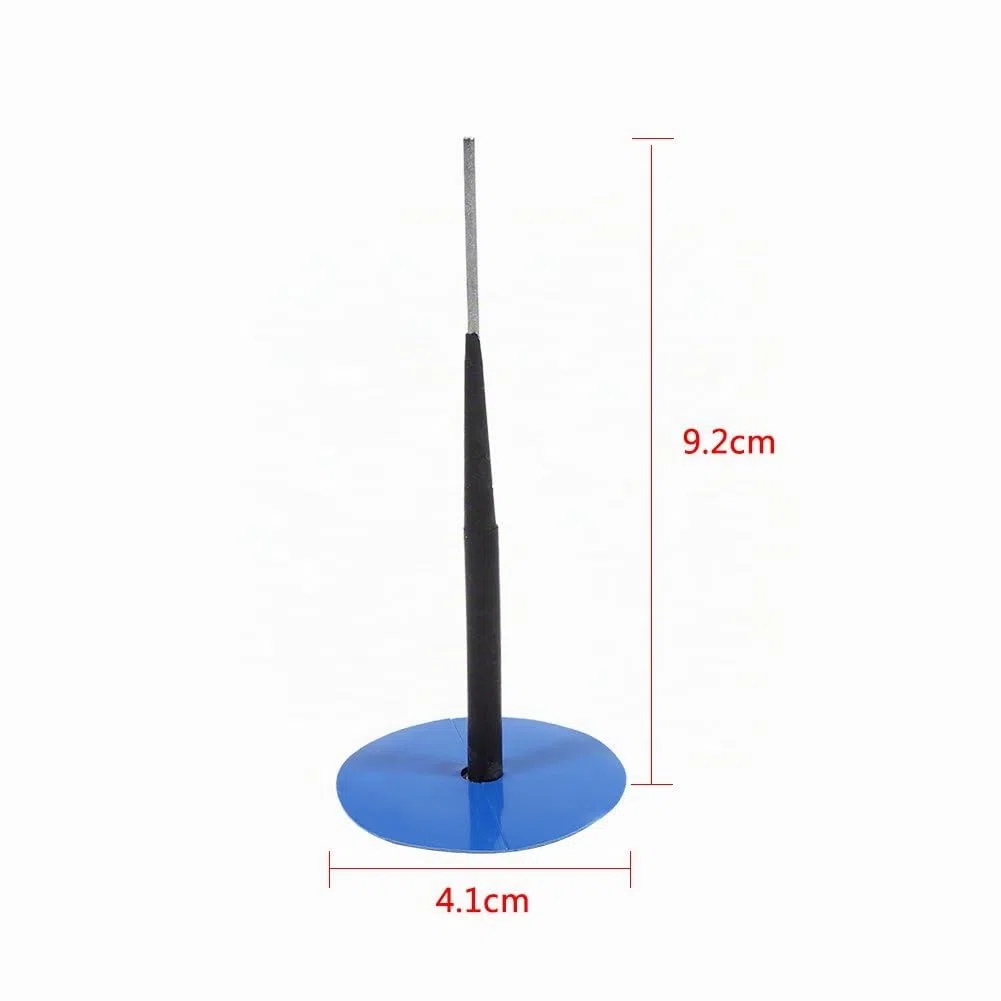 Reifenreparaturset, Reifen Plug Patch Gum Tyre Repair Set Reifen Flicken Kleber Reifenreparatur Pilz Pilzförmige Nadelstecker zur pilz Gummi Reparatur Reifen für Auto/Motorrad/Fahrrad 24 Stück, 5mm