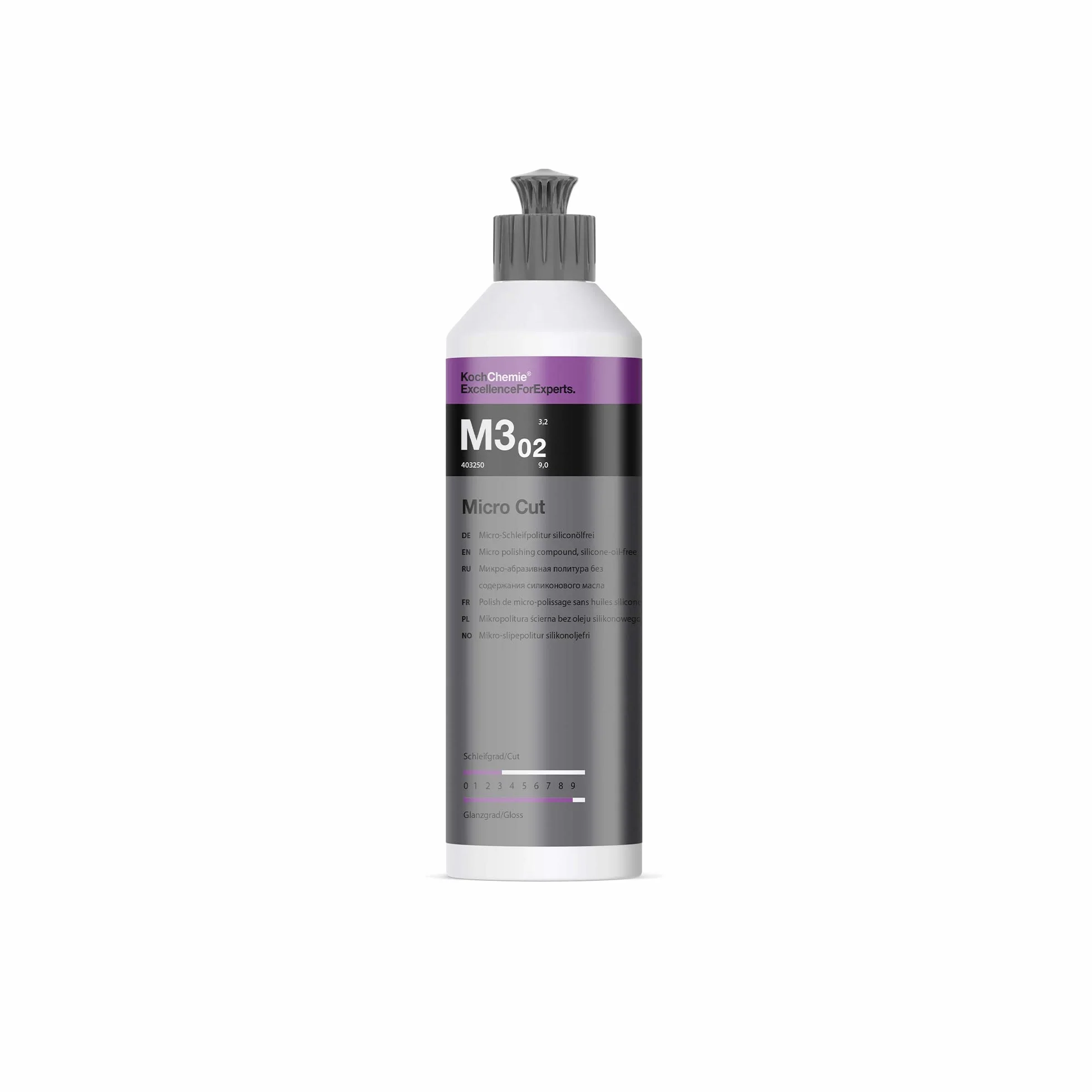 Micro Cut M3.02 Koch Chemie Politur Micro-Schleifpolitur Siliconfrei Antihologramm 250 ml