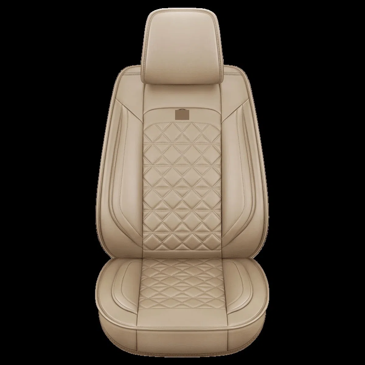 Auto sitzschoner Für Dodge Für Challenger Für Ladegerät Für Avenger Für Caliber Für Journey Für Nitro Autositzbezug Aus Leder Autositzbezüge Schonbezüge ( Color : Beige , Größe : Standard Edition )