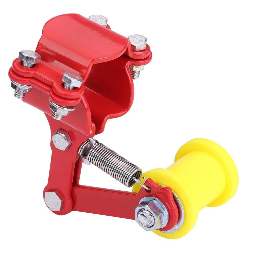 Motorrad Automatische Kettenspanner Bolt On Roller Motorrad Modified Zubehör Universal Tool(Swarchz) (rot)