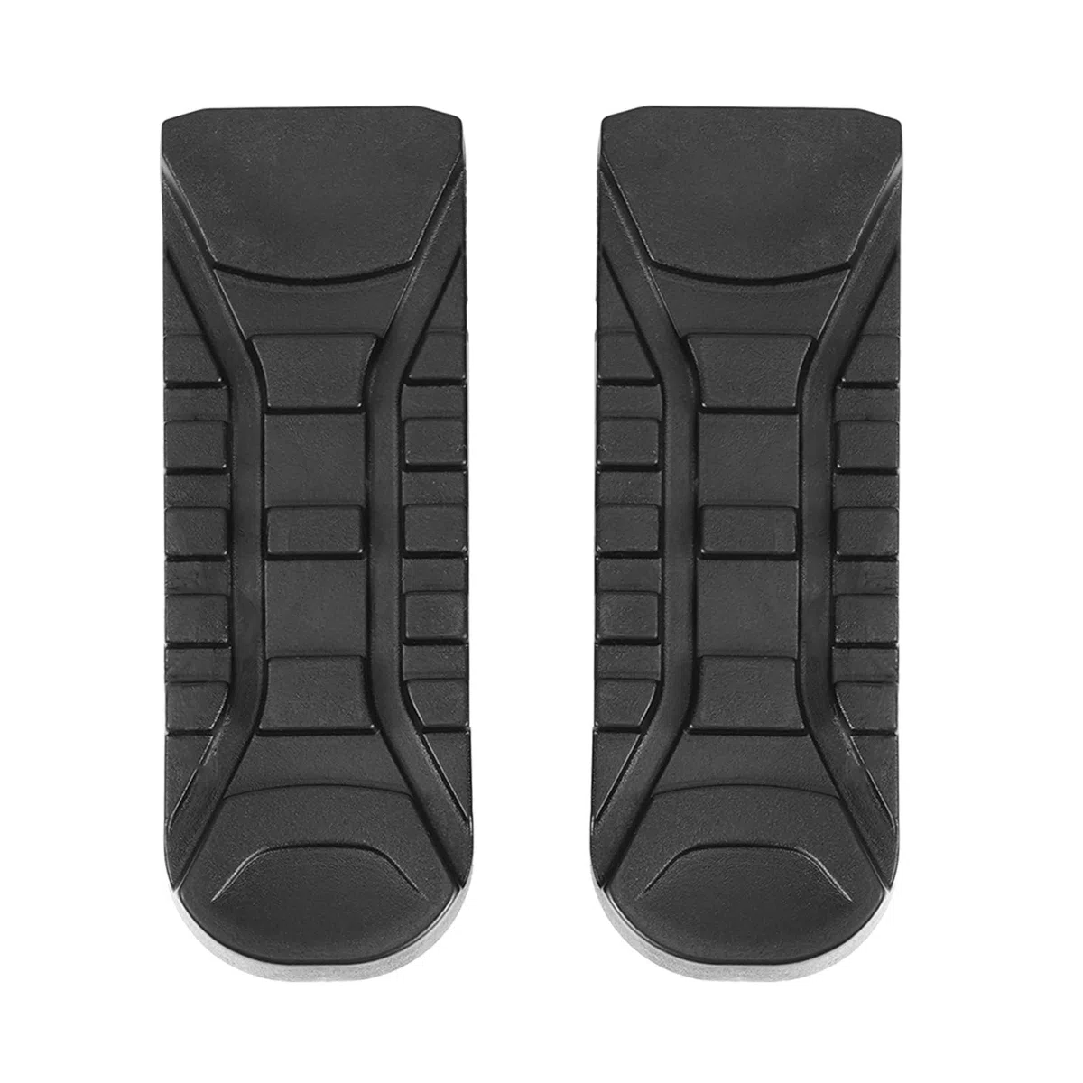 NICECNC Schwarze vordere Fußrasten Gummiabdeckung kompatibel mit BMW R1250GS Adventure 2019-2023, R1250GS 2018-2023, R1200GS Adventure 2012-2018, F850GS 2018-2023, S1000XR 2015-2020, Fußrasten