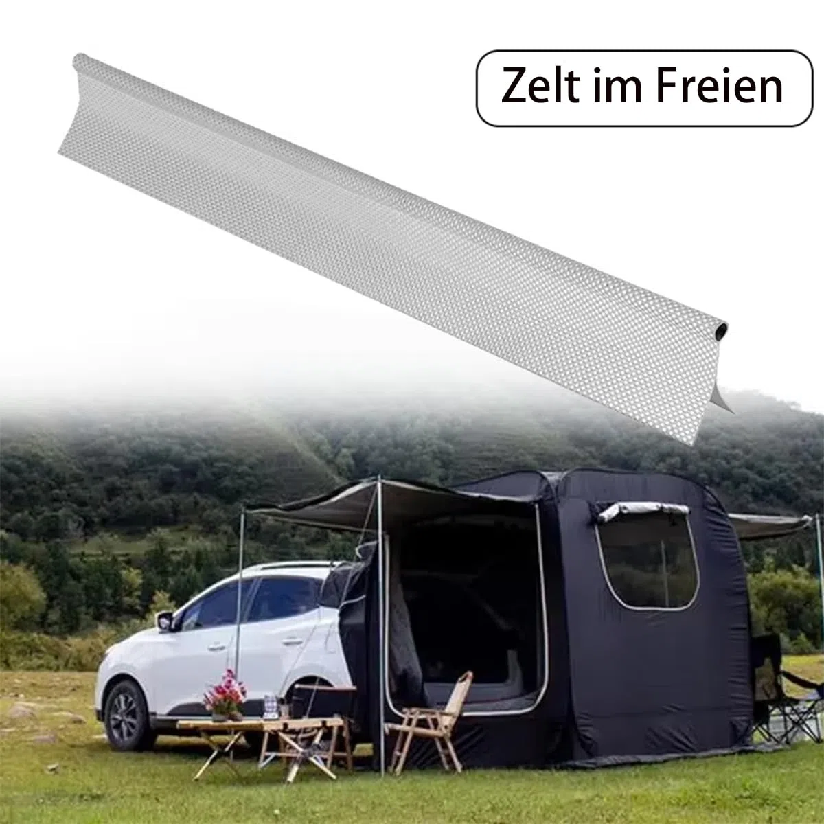 3 Meter Markisenschienen-Keder 8 mm Doppelklappe Kador Markisenschienen-Einsatzstreifen mit massivem PVC-Kern für T4 T5 T6 Wohnmobil/Camping/Zelt