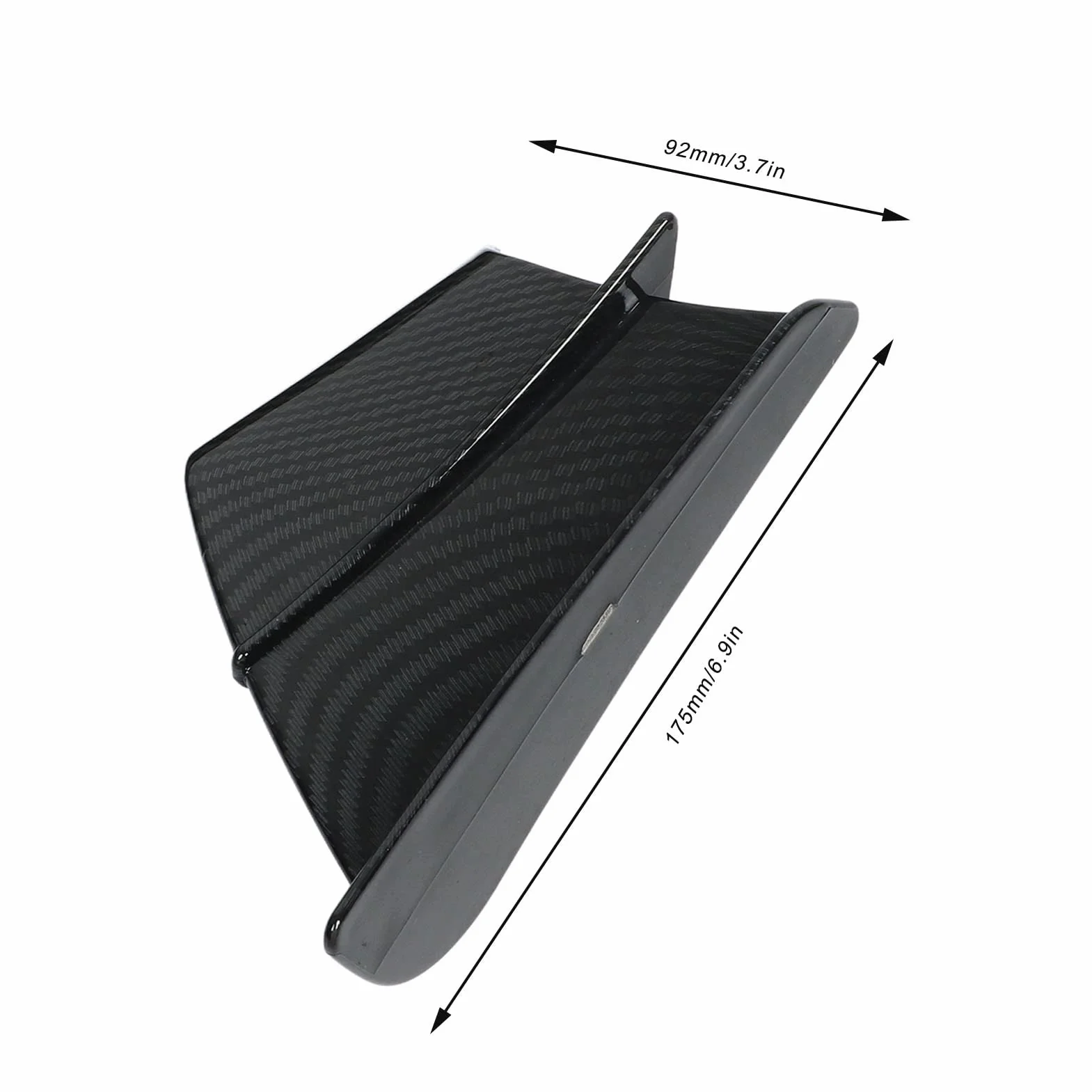 Motorrad Winglet Aerodynamische Spoilerlippe Motorrad-Windflügel, Motorrad Spiegel Wings, 1 Paar Aerodynamischer Motorrad-Flügel aus Kohlefaser, Seitenverkleidungen, Winglets, Universelle Passform
