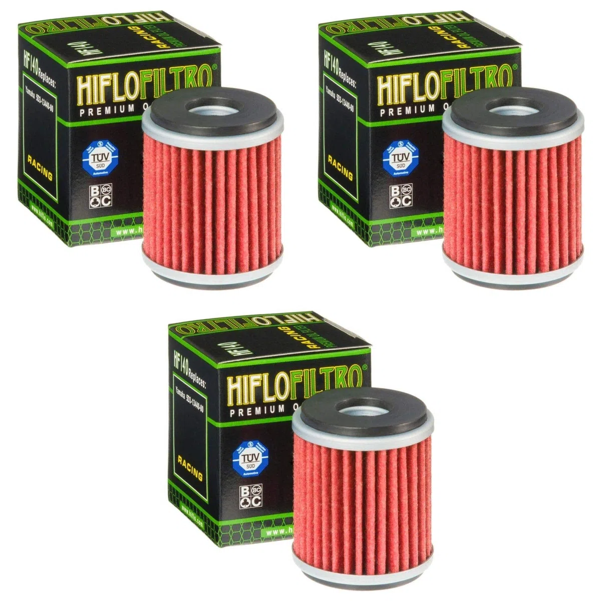 Hiflo 3x Ölfilter TE 125 4T 2011-2013 HF140
