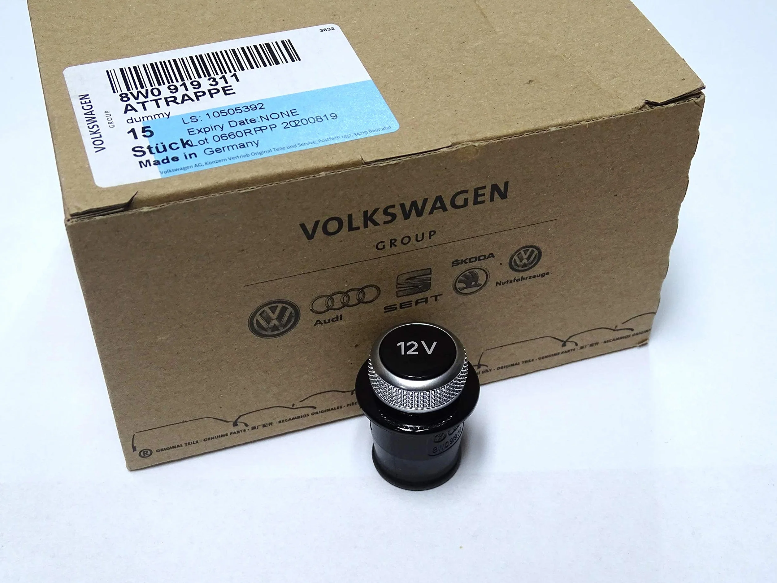 GTV 8W0919311 Steckdose, A3, A4, A5, A6, A7, A8, Q3, Q5, Q7, 12 V