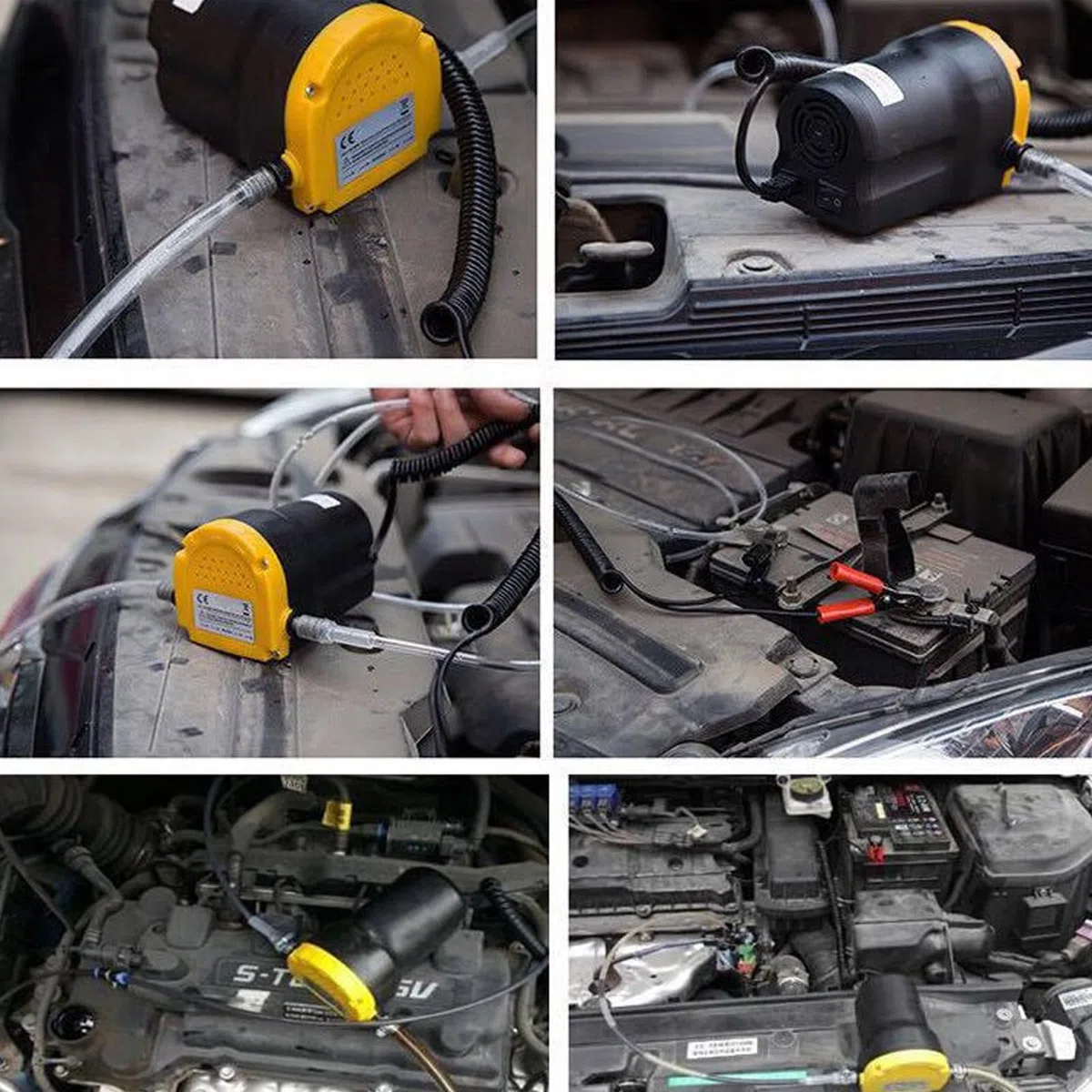 Ölabsaugpumpe Elektrisch, Dieselpumpe Ölpumpe12V, Absaugpumpe, Ölpumpe Absaugpumpe, Dieselpumpe Kraftstoffpumpen, Kraftstoff-Umfüllpumpe mit Rohren für Boot, LKW, Wohnmobil, Auto & Motorrad