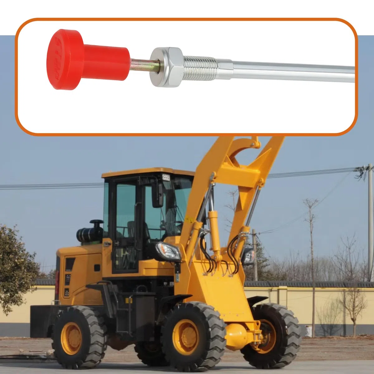 OTOTEC Traktor-Stoppkabel Gesamtlänge 1160 Mm Hülsenlänge 1000 Mm. Kompatibel mit Den Meisten Traktoren Und Baumaschinen.