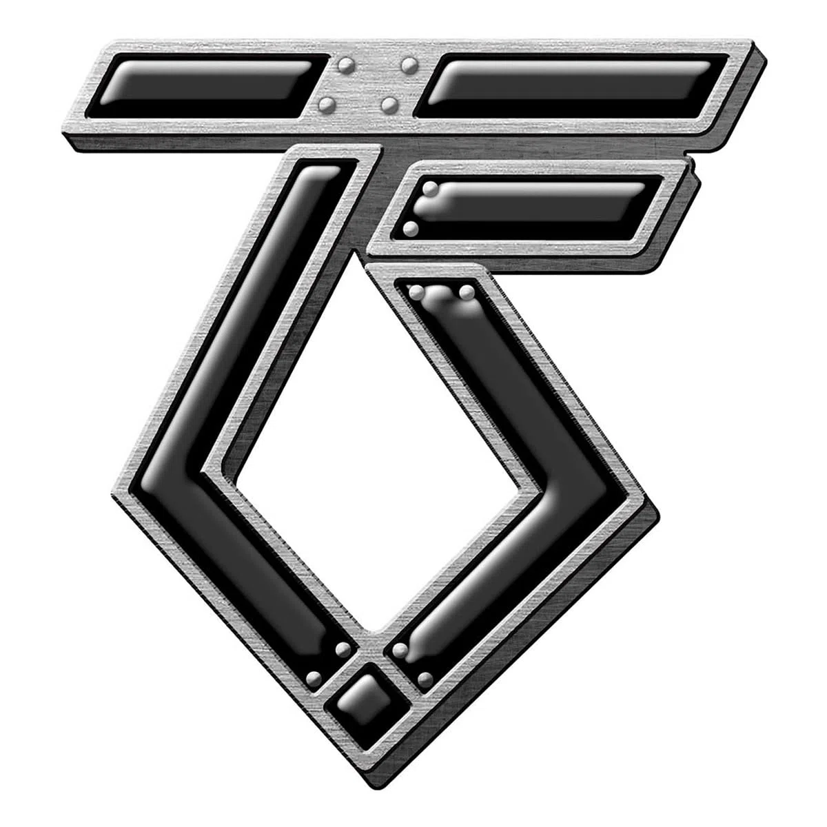 Twisted Sister Logo None Pin silberfarben Band-Merch, Bands