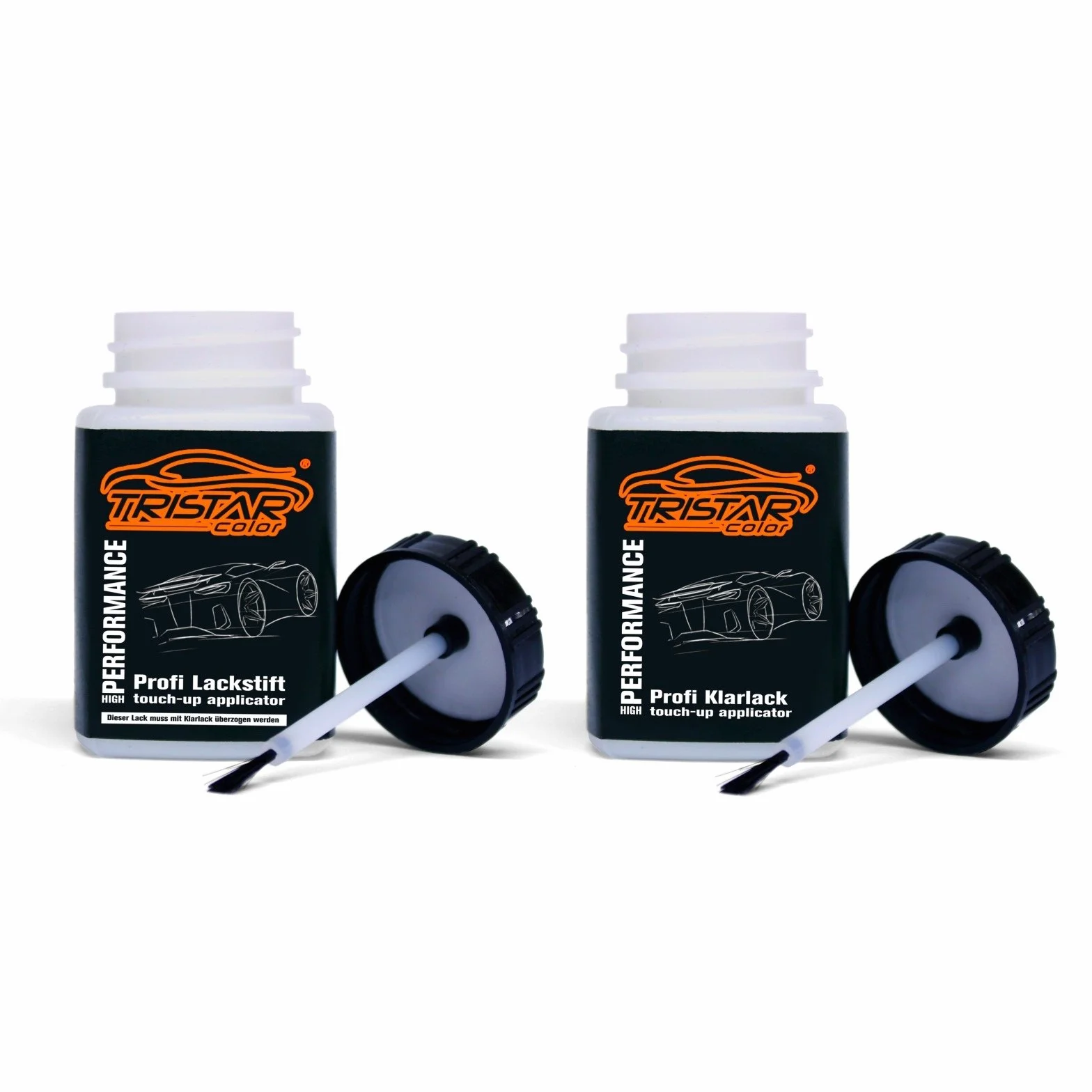 TRISTARcolor Autolack Lackstift Set für Opel ESD Gse Grey Basislack Klarlack je 50ml