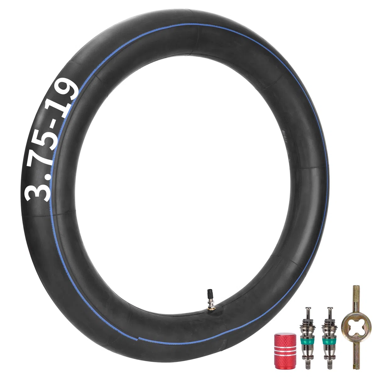 3,50/4,00-19 (100/90-19) Motorradschläuche 110/90-19 Dirt Bike Schlauch mit TR4 Gerader Ventilschaft für M72 R71 R61 K750650 URAL MW DNEPR MT Reifen 1 Pack