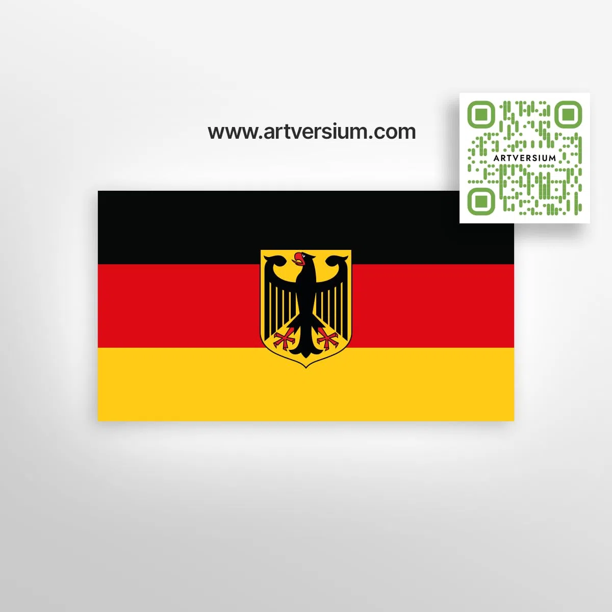 Deutschland Flagge Aufkleber/Sticker 25 Stück 8,5 cm BRD Deutsche Fahne Bundesadler AFD Patrioten Heimat