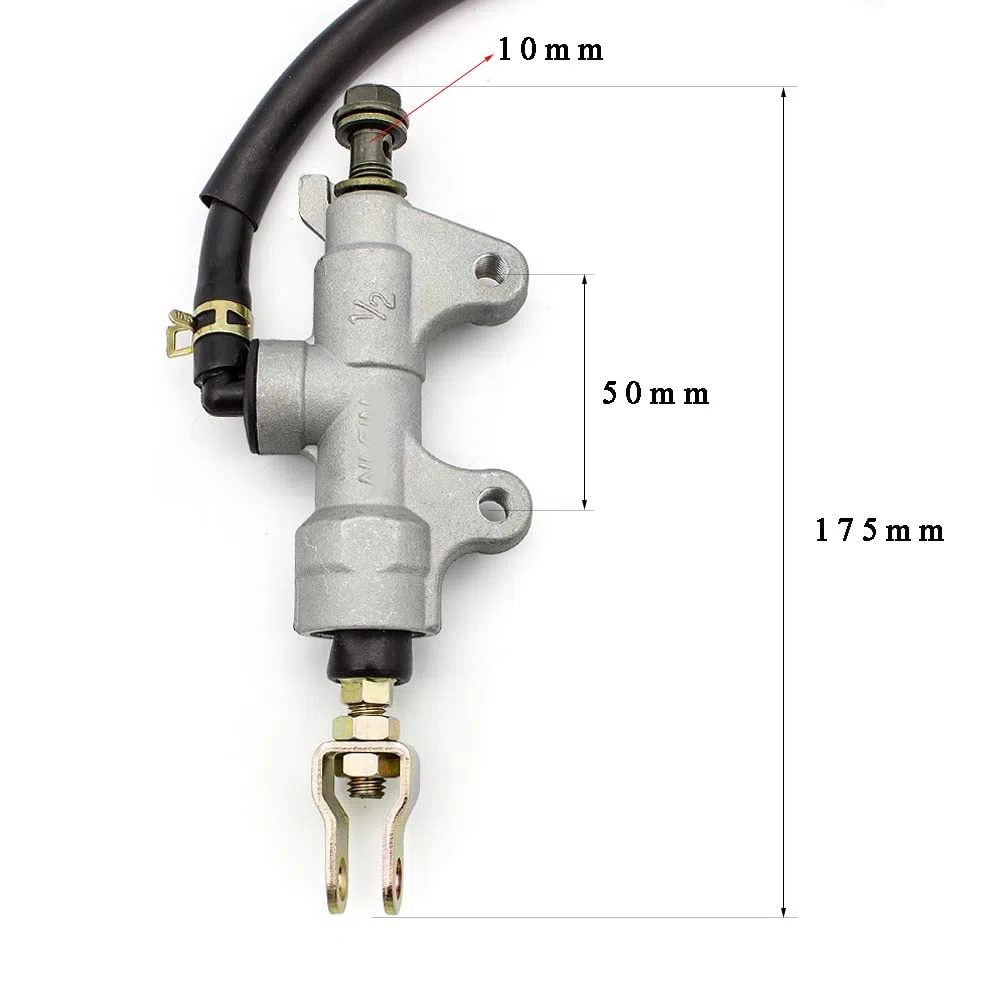 Bremspumpe Hinten Für Kawasaki Für Ninja Zx6r ZX9R Zx636 650 Zx7r ZXR 400 250 750 ER6F ER6N Motorrad Hydraulische Hauptzylinderpumpen Schmücken