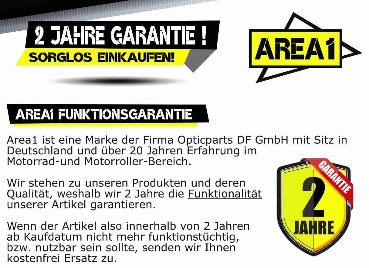 Area1 universal Motorrad Motorroller Lenkergriffe grau 2 Stück 22/24mm kompatibel mit Duke SMC/R MT07/09/125 Z900/650/500/125 YZF CMX CB500 Hornet SV650 GSXS/R GSF TPH NRG Speedfight Jetforce Runner