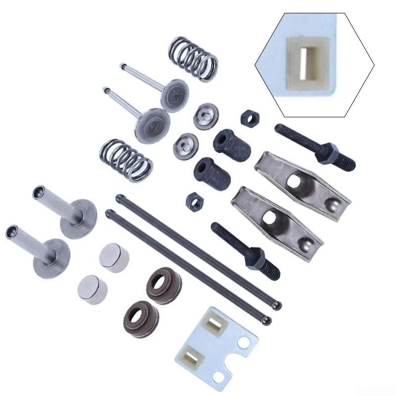 Motor Ventilstößel Kit Gx390 Gx240 Gx420 188f 190 13hp 5-6kw Rasenmäher Generator Ersatzteil Silber 23 Teile