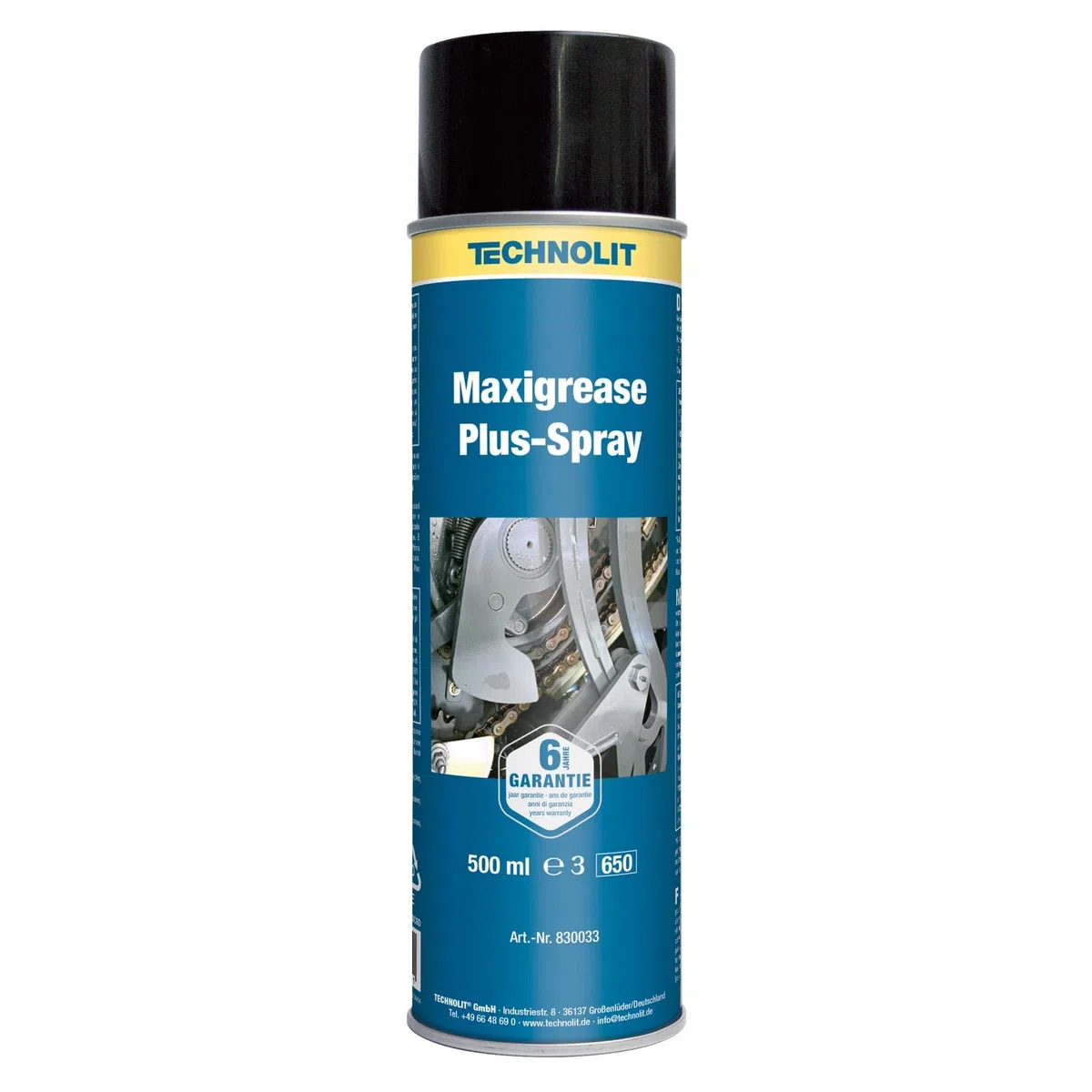 TECHNOLIT Extrem-Schmierfett Maxigrease Plus 400g Systemkartusche haftstark (500 ml Spray)