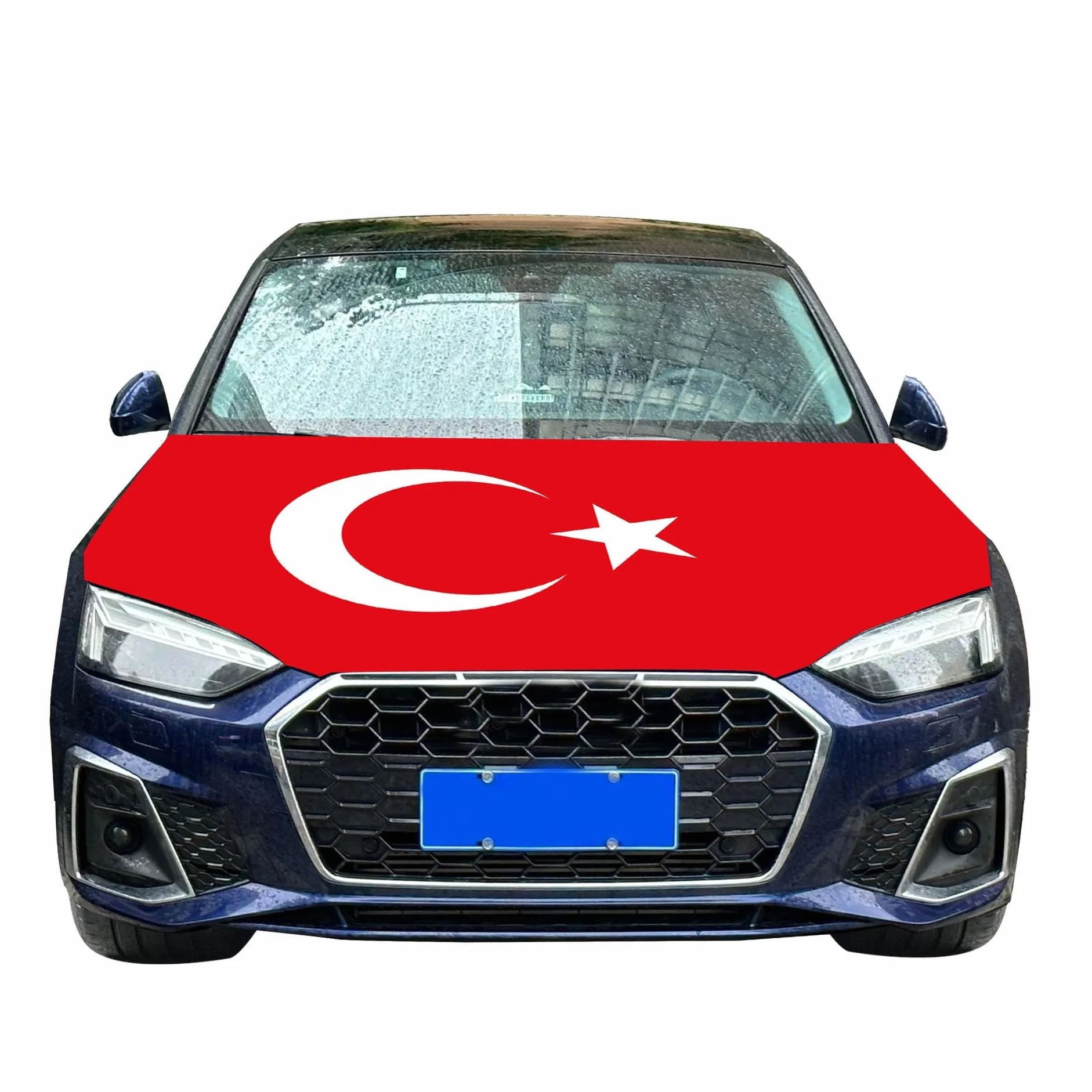 Türkei Flagge Motorhaube, Türkei Flagge Auto, Fan Artikel Türkiye Bayrak Fußball Auto Motorhaube Überzieher Flagge