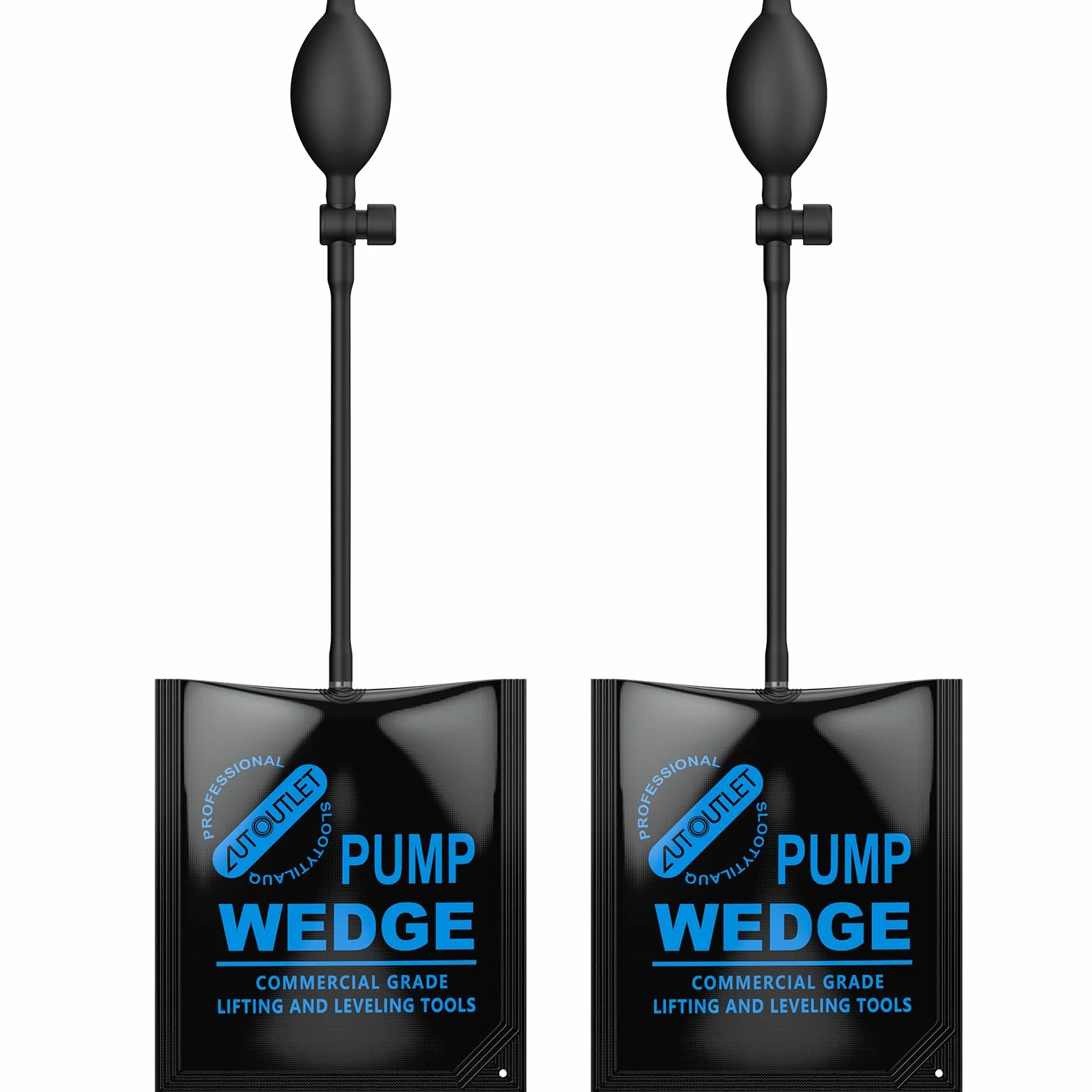 AUTOUTLET 2 Stück Montagekissen Pneumatikspanner, Air Wedge Pump Up Montage Luftkissen Spreizkissen Hebekissen, Belastung bis 150kg, Montagehilfe für die Tür Fenster Installation und Auto-Reparatur