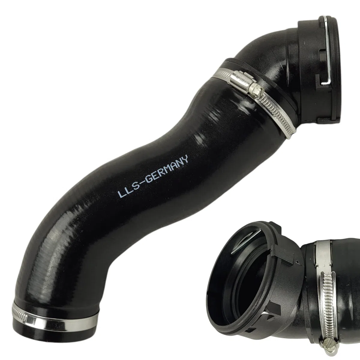 LLS-GERMANY 3x Ladeluftschlauch kompatibel mit BMW (E60, E61) 5er