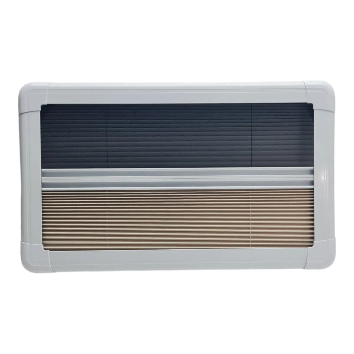 SwissOutdoor Dachfenster XL – Panorama-Glasdach für Wohnmobile, 120x60 cm mit Verdunkelung & Fliegenschutz * Luxus * Panoramadach * Camper * Campervan