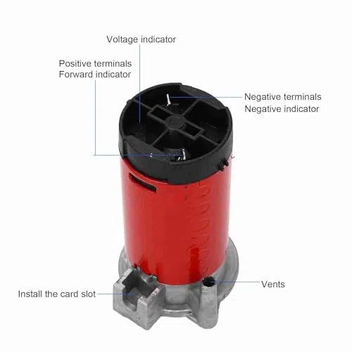 Aramox Air horn Pumpenkompressor, Luftkompressor, Drucklufthorn-Kompressor für Autos, LKW, Boote, 12 V, 105-115 DB