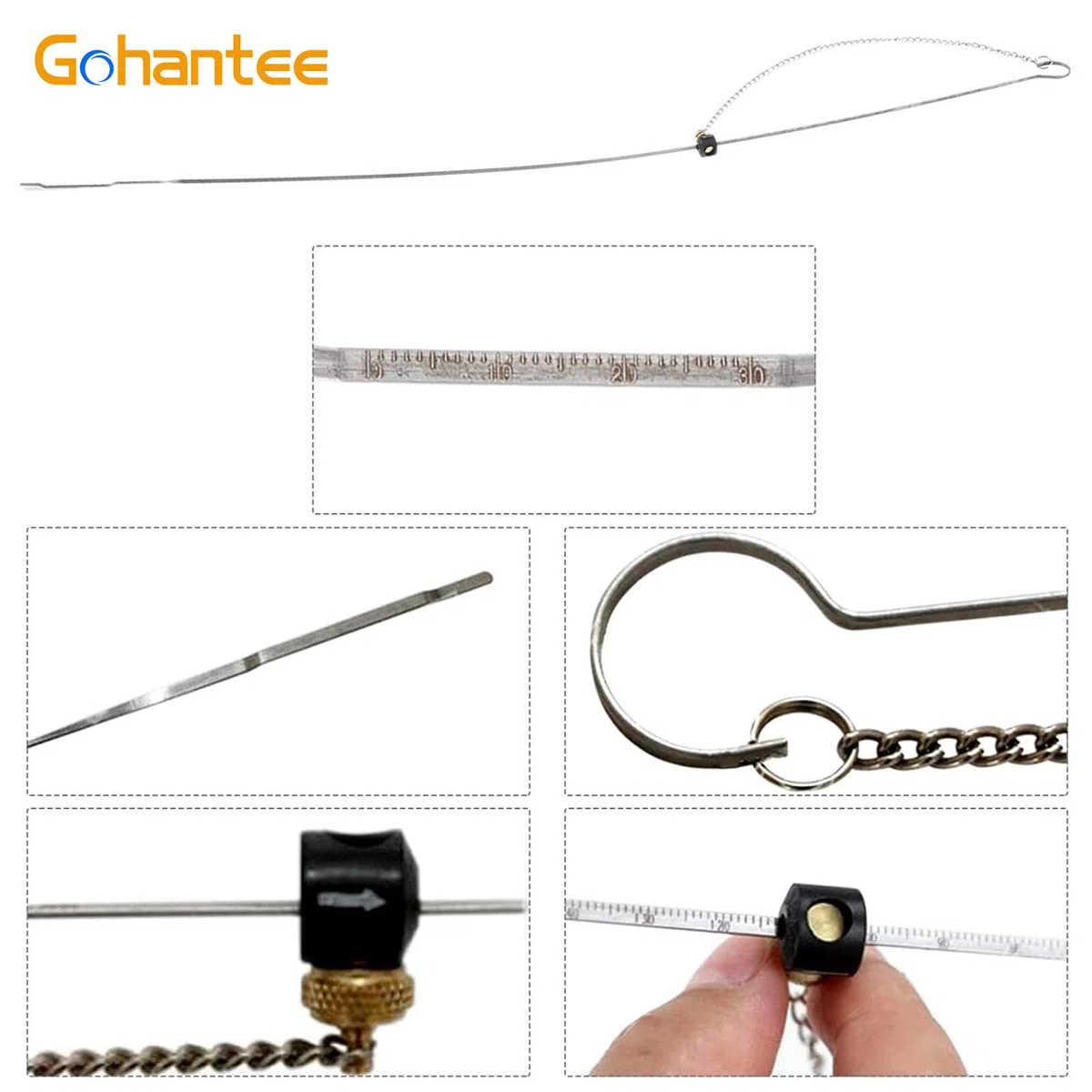 gohantee Öl Messstab Motor Einstellbarer Ölstand Messstab Motor T40178 Gauge Werkzeug weit kompatibel mit Audi A6 A5 A4, 2,0 l, 3,2 l, 4,2 l