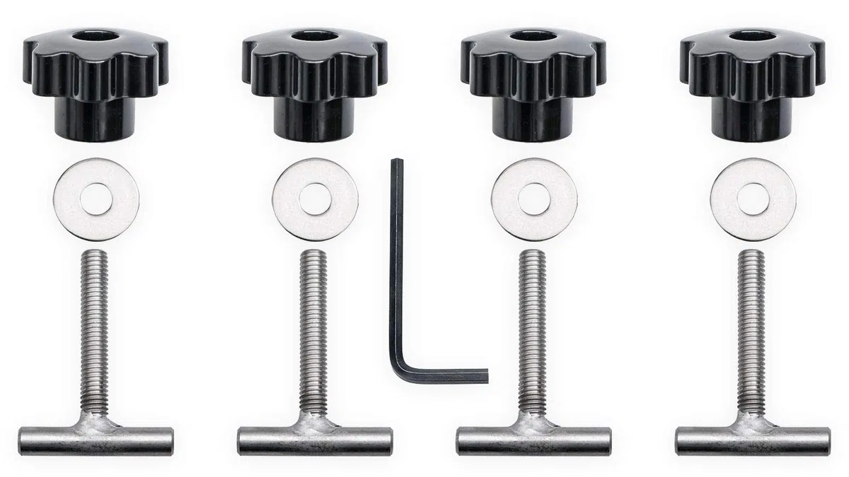 4 Stück T5 Befestigungsschrauben Rastschiene Multiflexboard Ladungssicherung Edelstahl 50mm T passend Dachboxenzubehör für V VV T5 T6 7h5883084c