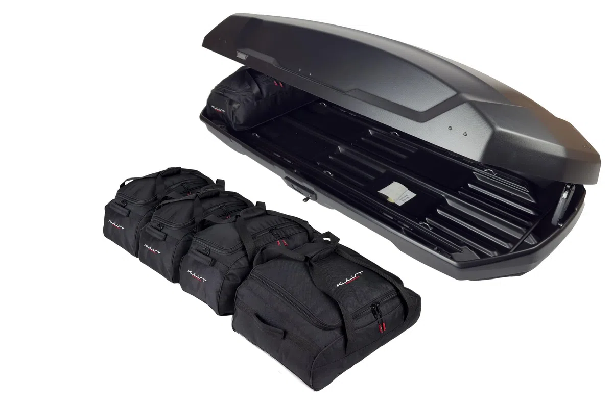 KJUST Taschen Set 5stk kompatibel mit Dachbox THULE FORCE 3 XL