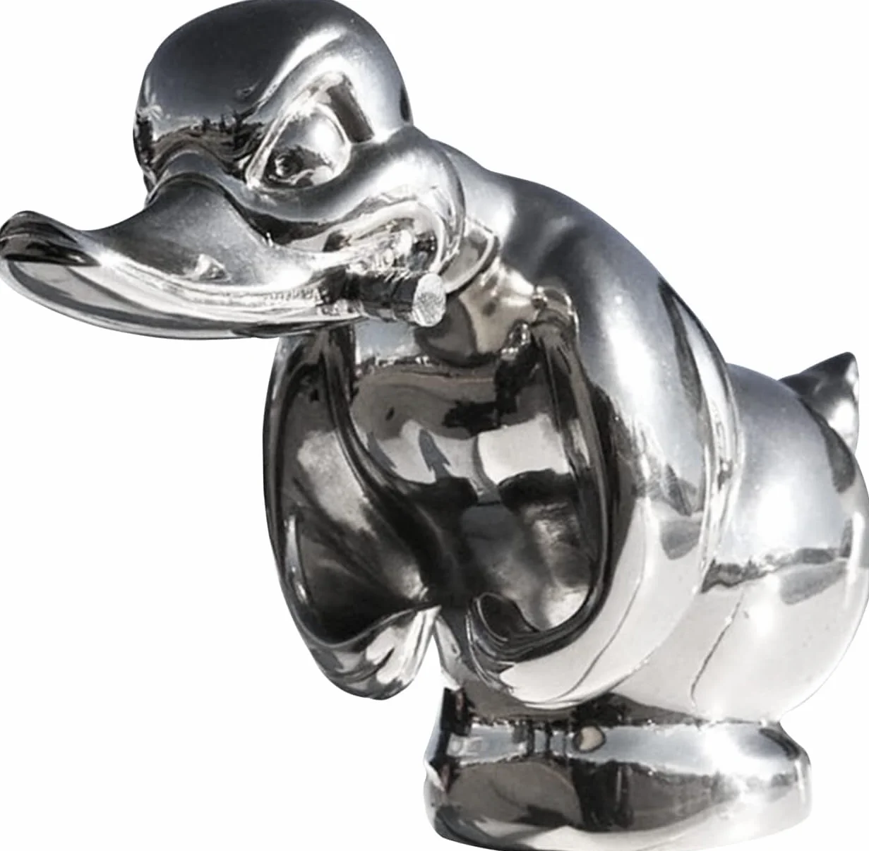 LATRAT Angry Duck Kühlerfigur, Wütende Ente, Auto Motorhaube Ornament, für Autodekorationen und Raumdekoration