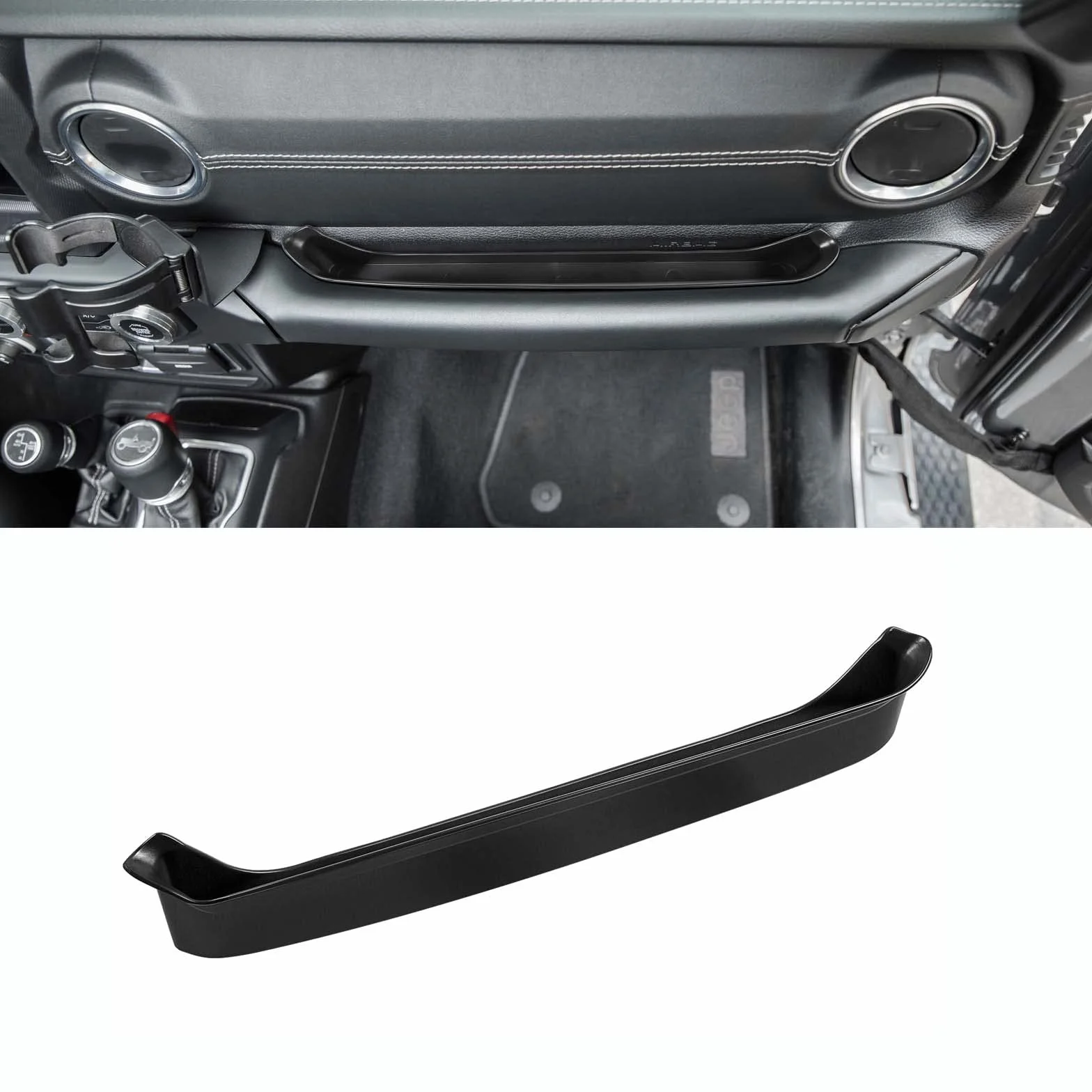 für Beifahrerablage Organizer Haltegriff Zubehörbox für 2018-2022 Wrangler JL JLU & Gladiator JT, Innenausstattung