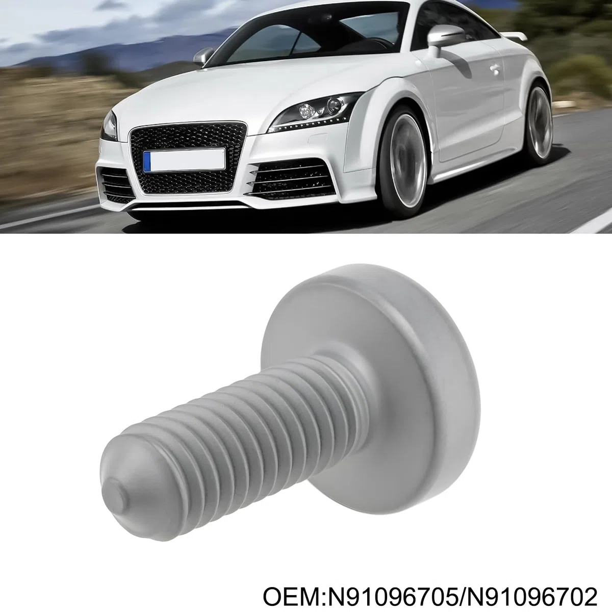 15 Stück M6 X 16 Mm Motorsteuerdeckelschrauben N91096705 N91096702 Kompatibel mit Audi Kompatibel mit Seat