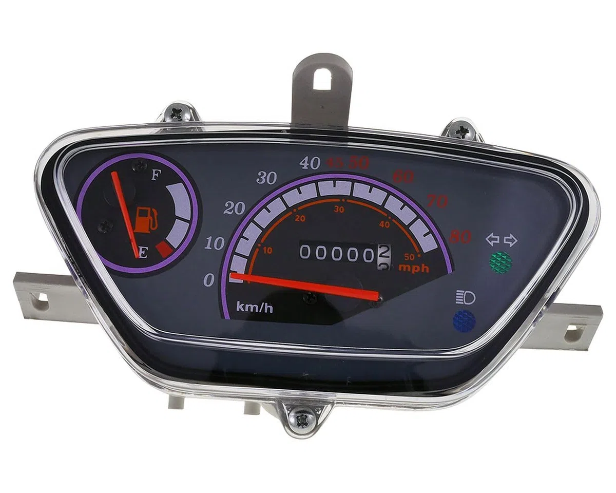Tachometer kompatibel für BAOTIAN BT49QT-9 - BT50QT-9, YIYING YY50QT-6, YY50QT, ZNEN ZN50QT-11, JINLUN JL50QT-5, ATU/Explorer Formula One YY50QT-6, JMSTAR Breeze 50 - JSD50QT-13