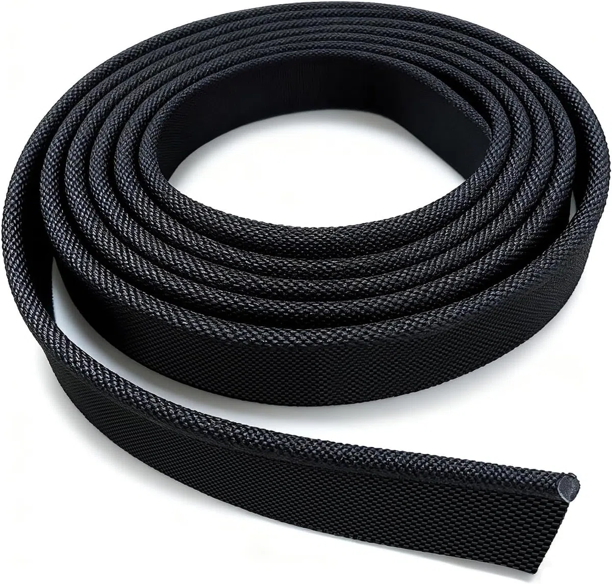 3 Meter Markisenschienenrohr 8 mm Doppelklappe Ka-dor schwarzer PVC-Kern Markisenschienenstreifen für T4 T5 T6 Wohnmobile/Camping/Markisen/Zelte