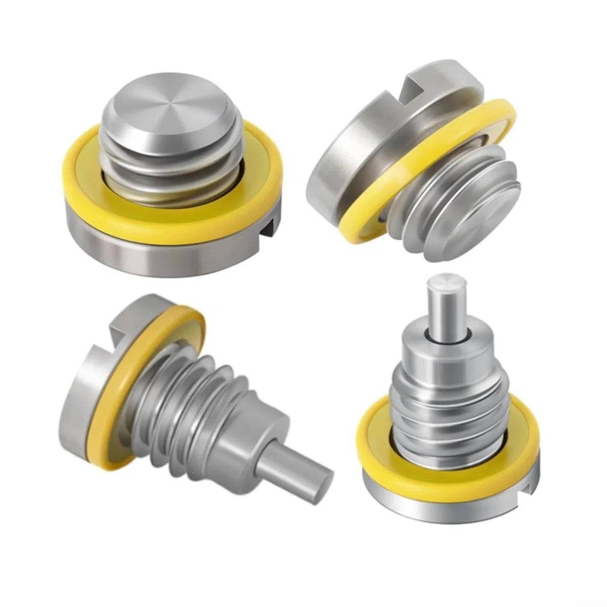 Untereinheit Getriebeöl-Ablassschraube 8M0058389 für MerCruiser für Alpha Antrieb, Edelstahl, mit Dichtungen, für 3/8-16 Schrauben, für Mercury und für Mariner Außenborder