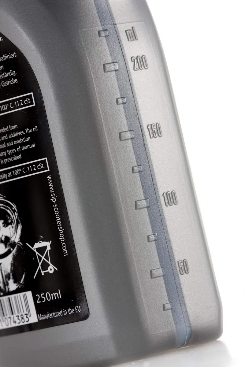 SIP Getriebeöl Formula SAE 30 – 250 ml – Original Getriebeöl für Vespa und Lambretta Schaltroller – inklusive Einfüllschlauch