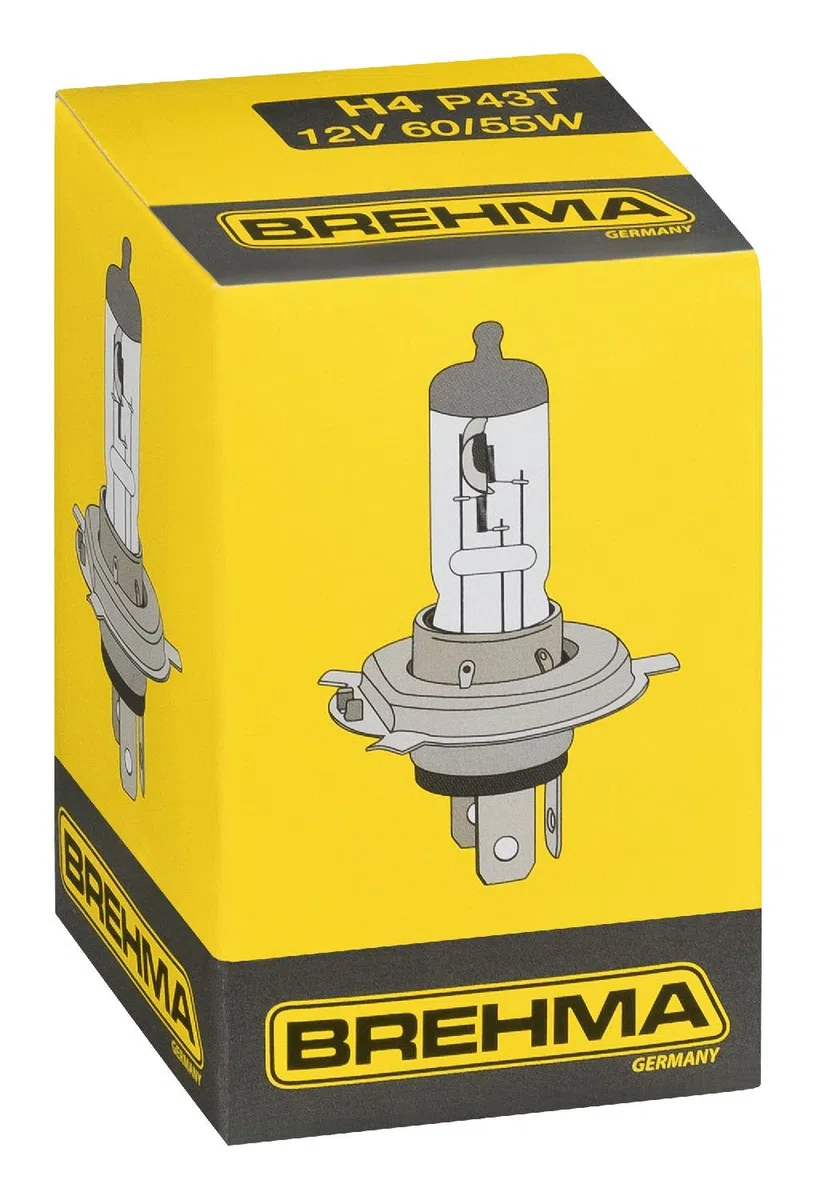 90110 10X H4 Classic Halogen Lampe P43t 12V 60/55W