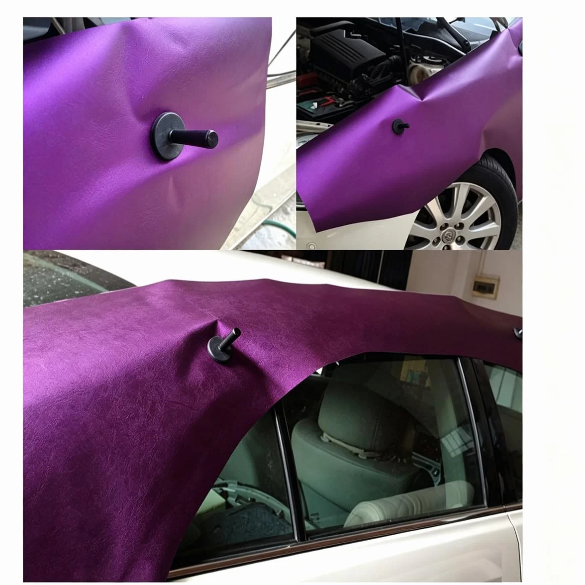 Gebildet 8 Stück Montagemagnette Magnet Magnette Folieren Folie Car Wrapping,Auto Folie DIY/Auto Folie Wrap