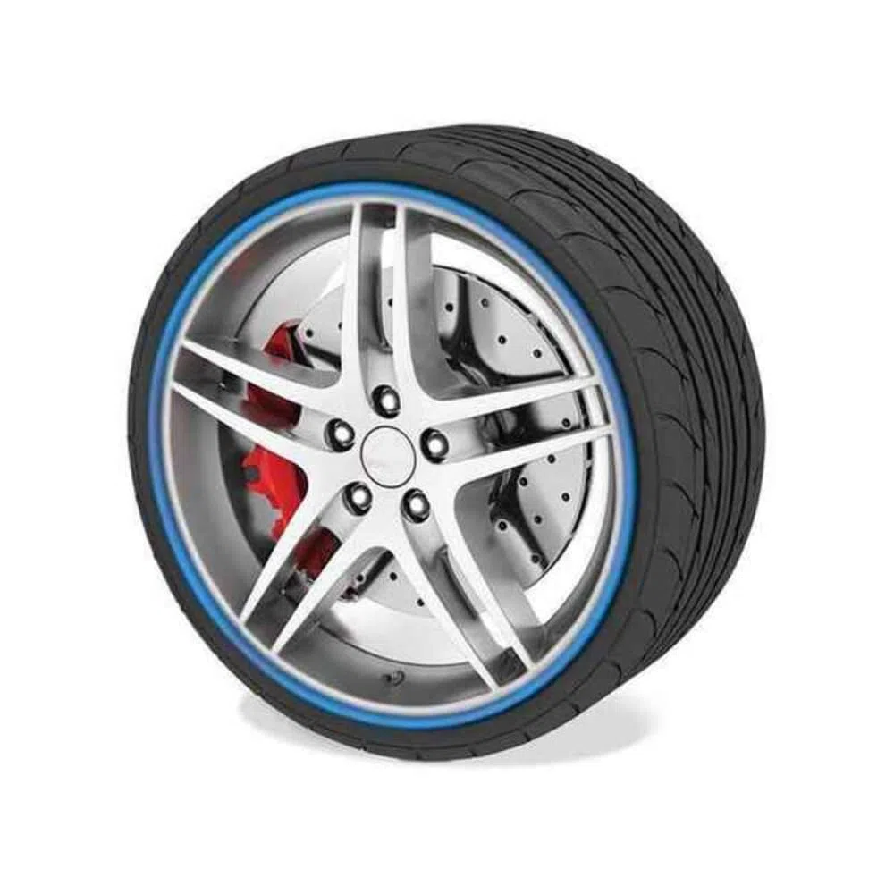 OCC MOTOR SPORT Auto Felgenschutz - Felgenschutz Für Leichtmetallfelgen Blau 6 Meter