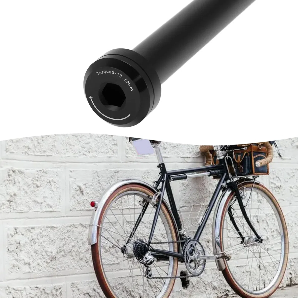 1PC Bike Steckachse Aluminiumlegierung Rennrad Steckachse Geeignet für Mountainbike Rennrad Spießhebel Fahrradzubehör Ersatzteile
